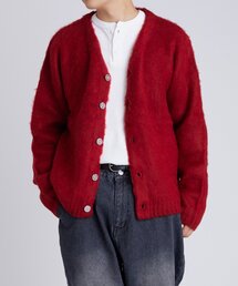 WHO'S WHO gallery | 【KOOKY’N】モヘアライクカーディガン(無地/カモ柄)(カーディガン/ボレロ)