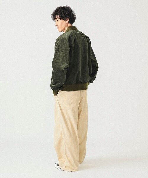 LACOSTE（ラコステ）の「【別注】LACOSTE / コーデュロイ ブルゾン（ブルゾン・メンズ・ブラック/オリーブ・48/50/52/54）」の10枚目の写真