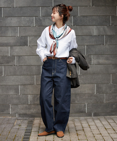 B.C STOCK(ベーセーストック)の「《追加》無地ストライプポケットシャツ(シャツ/ブラウス・レディース・ブルー/ホワイト/ネイビー・FREE)」の17枚目の写真