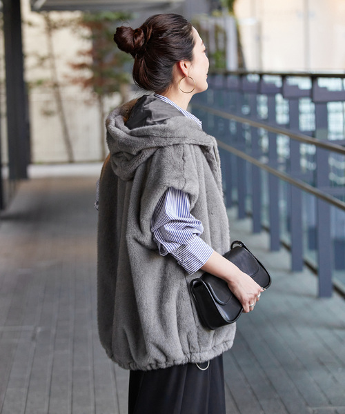 B.C STOCK(ベーセーストック)の「《追加》無地ストライプポケットシャツ(シャツ/ブラウス・レディース・ブルー/ホワイト/ネイビー・FREE)」の13枚目の写真