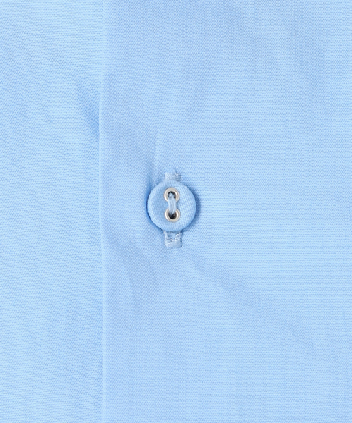 B.C STOCK(ベーセーストック)の「《追加》無地ストライプポケットシャツ(シャツ/ブラウス・レディース・ブルー/ホワイト/ネイビー・FREE)」の6枚目の写真