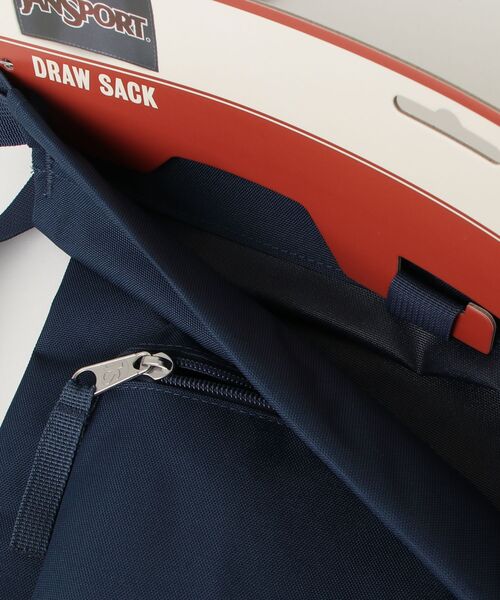 JANSPORT(ジャンスポーツ)の「【JANSPORT】DRAW SACK(バックパック/リュック・レディース・ネイビー・FREE)」の4枚目の写真