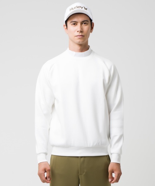 Hurley （ハーレー）の「【Hurley/ハーレー】ファントムロゴスウェット　ゴルフ　ストレッチ　吸水速乾　PHANTOM SWEAT LITE CREW（スウェット・メンズ・グレー/グレー系その他/ブラック/ホワイト・X-LARGE/LARGE/MEDIUM/SMALL）」の2枚目の写真