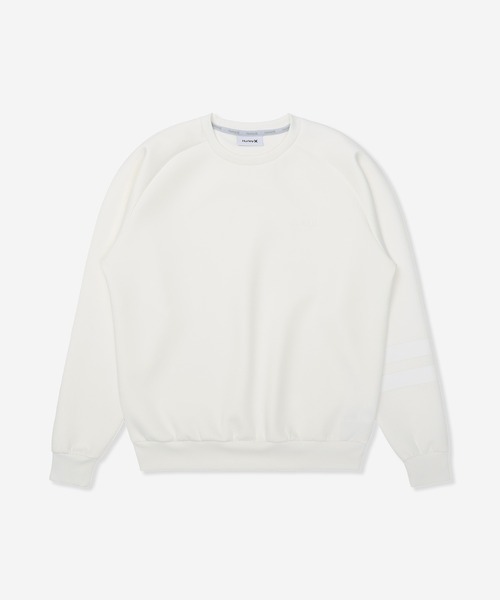 Hurley （ハーレー）の「【Hurley/ハーレー】ファントムロゴスウェット　ゴルフ　ストレッチ　吸水速乾　PHANTOM SWEAT LITE CREW（スウェット・メンズ・グレー/グレー系その他/ブラック/ホワイト・X-LARGE/LARGE/MEDIUM/SMALL）」の6枚目の写真