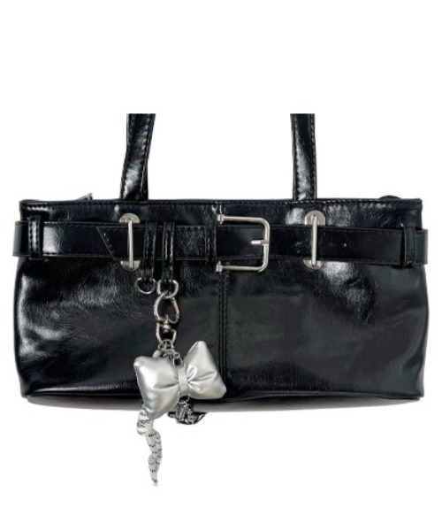 セール】フェイクレザーベルトスクエアショルダーバッグ（ショルダー