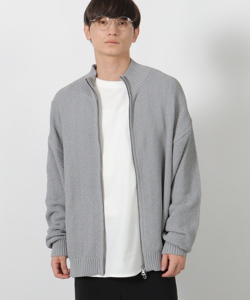 LAKOLE（ラコレ）の「ドライバーズニットカーデ / 598618（ニット/セーター・メンズ・ブラック/パープル/グレー・MEDIUM/LARGE）」の20枚目の写真