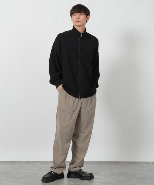 LAKOLE（ラコレ）の「ドライバーズニットカーデ / 598618（ニット/セーター・メンズ・ブラック/パープル/グレー・MEDIUM/LARGE）」の14枚目の写真