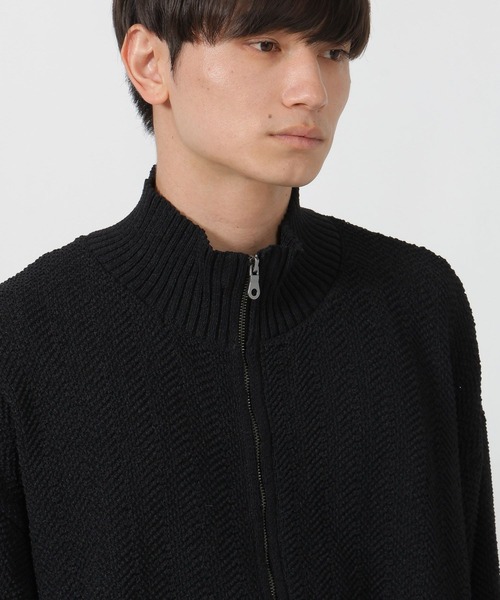 LAKOLE（ラコレ）の「ドライバーズニットカーデ / 598618（ニット/セーター・メンズ・ブラック/パープル/グレー・MEDIUM/LARGE）」の18枚目の写真