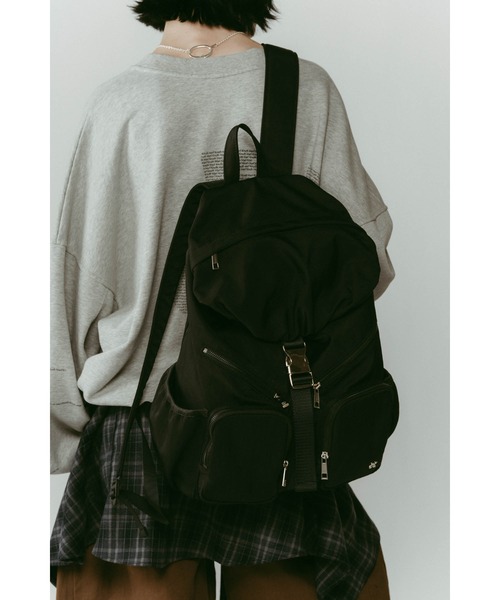 Knuth Marf（クヌースマーフ）の「nylon back pack（バックパック/リュック・レディース・ブラック・FREE）」の13枚目の写真