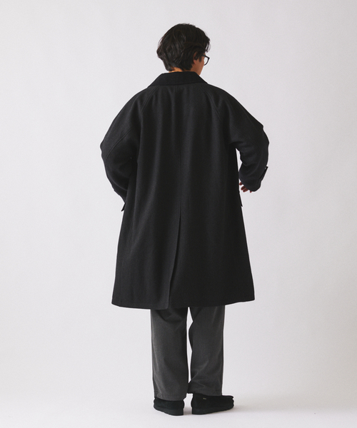 JOURNAL STANDARD relume(ジャーナルスタンダード レリューム)の「ウールブレンド ツイル オーバーパンツ(スラックス・メンズ・ブラウン/ベージュ系その他/ブラックミックス・SMALL/MEDIUM/LARGE)」の16枚目の写真