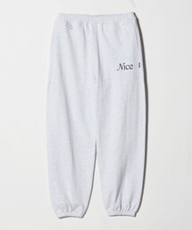 NICE WEATHER（ナイスウェザー）の「＜NICE WEATHER＞シグネチャーロゴ スウェットパンツ（スウェットパンツ）」
