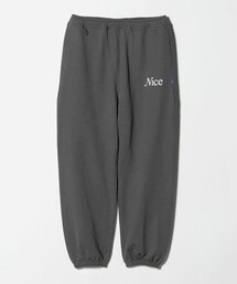 NICE WEATHER（ナイスウェザー）の「＜NICE WEATHER＞シグネチャーロゴ スウェットパンツ（スウェットパンツ）」