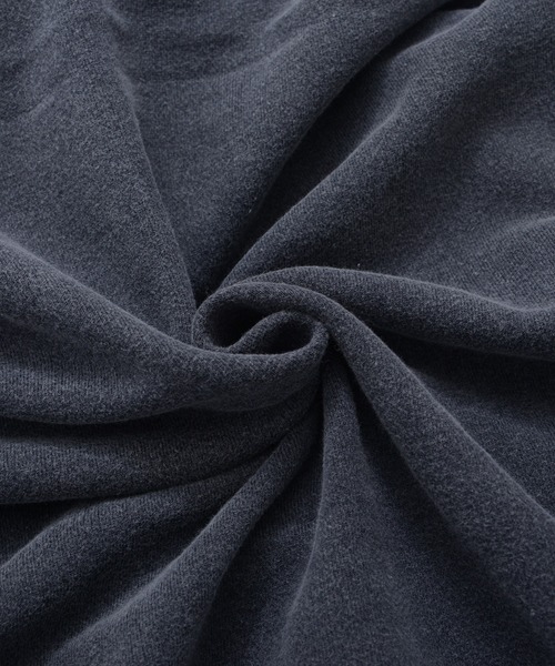 Revo.(レボ)の「Y2K グランジ加工 ダブルジップ ショート丈 ジップパーカー 裏毛 スウェット(パーカー・メンズ・チャコール/ホワイト/ブラウン・M/L)」の14枚目の写真