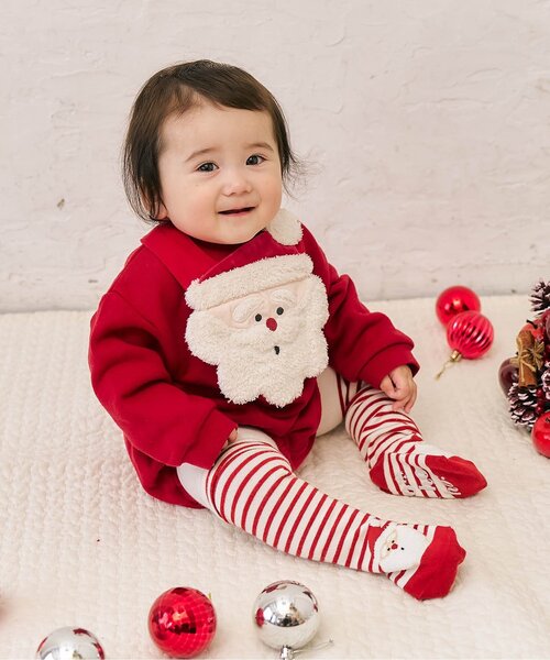 クリスマスモチーフスタイ（スタイ/よだれかけ）｜apres les cours