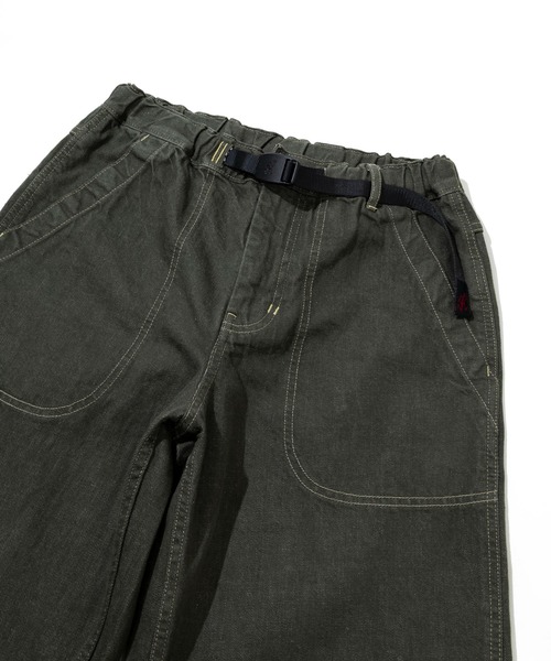 Gramicci(グラミチ)の「GRAMICCI/グラミチ JAPANESE SLUB DENIM PANT(デニムパンツ・メンズ・ダークインディゴブルー/モスグリーン・LARGE/MEDIUM)」の3枚目の写真