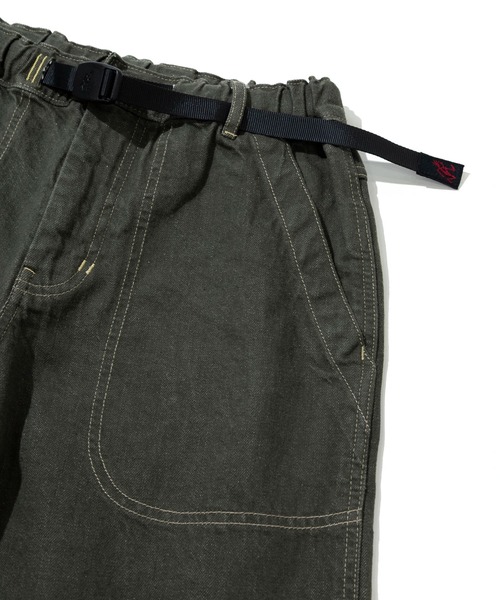 Gramicci(グラミチ)の「GRAMICCI/グラミチ JAPANESE SLUB DENIM PANT(デニムパンツ・メンズ・ダークインディゴブルー/モスグリーン・LARGE/MEDIUM)」の5枚目の写真