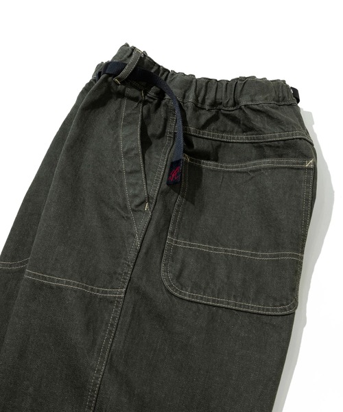 Gramicci(グラミチ)の「GRAMICCI/グラミチ JAPANESE SLUB DENIM PANT(デニムパンツ・メンズ・ダークインディゴブルー/モスグリーン・LARGE/MEDIUM)」の6枚目の写真