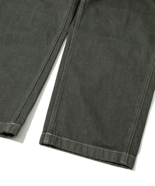 Gramicci(グラミチ)の「GRAMICCI/グラミチ JAPANESE SLUB DENIM PANT(デニムパンツ・メンズ・ダークインディゴブルー/モスグリーン・LARGE/MEDIUM)」の7枚目の写真