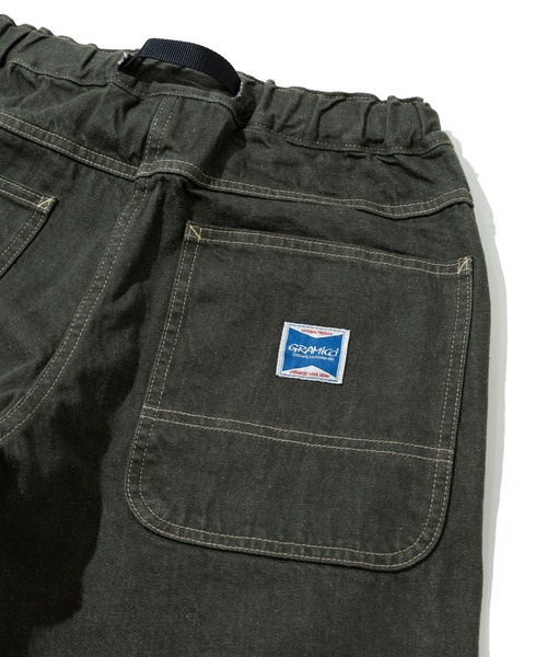 Gramicci(グラミチ)の「GRAMICCI/グラミチ JAPANESE SLUB DENIM PANT(デニムパンツ・メンズ・ダークインディゴブルー/モスグリーン・LARGE/MEDIUM)」の11枚目の写真