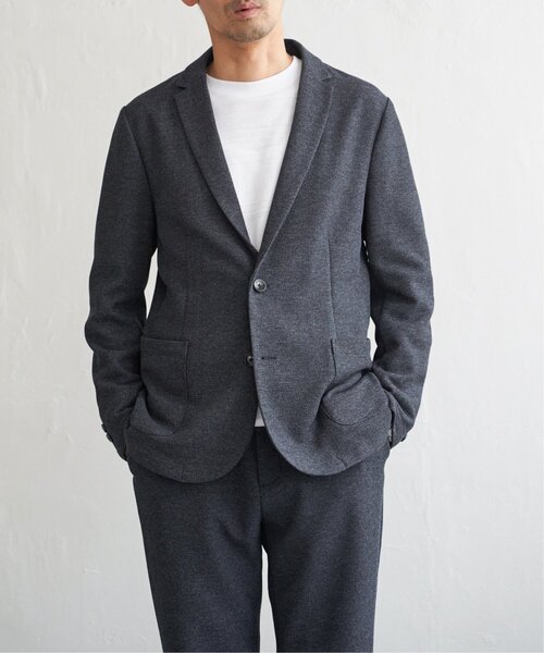 ikka(イッカ)の「【セットアップ対応】GOKU楽ワークウールライクジャケット(テーラードジャケット・メンズ・チャコール/ネイビー/ダークブラウン・M/L/XL/S)」の14枚目の写真