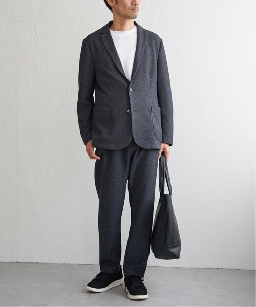 ikka(イッカ)の「【セットアップ対応】GOKU楽ワークウールライクジャケット(テーラードジャケット・メンズ・チャコール/ネイビー/ダークブラウン・M/L/XL/S)」の16枚目の写真