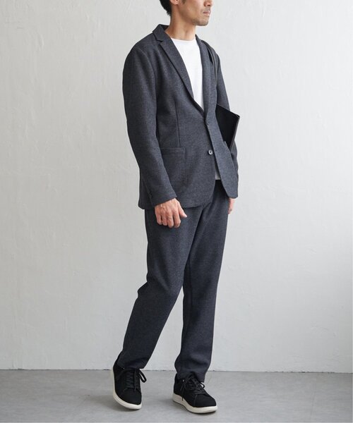 ikka(イッカ)の「【セットアップ対応】GOKU楽ワークウールライクジャケット(テーラードジャケット・メンズ・チャコール/ネイビー/ダークブラウン・M/L/XL/S)」の17枚目の写真