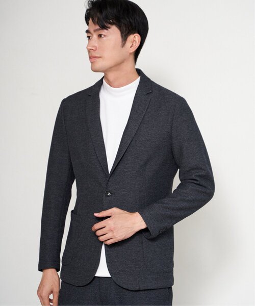 ikka(イッカ)の「【セットアップ対応】GOKU楽ワークウールライクジャケット(テーラードジャケット・メンズ・チャコール/ネイビー/ダークブラウン・M/L/XL/S)」の18枚目の写真