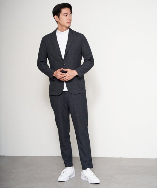 ikka(イッカ)の「【セットアップ対応】GOKU楽ワークウールライクジャケット(テーラードジャケット・メンズ・チャコール/ネイビー/ダークブラウン・M/L/XL/S)」の21枚目の写真