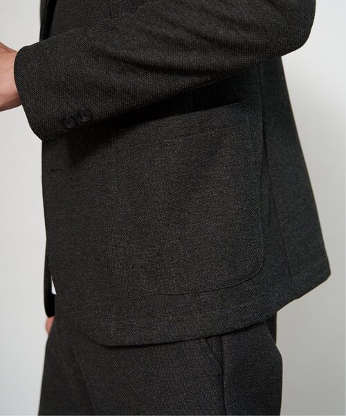 ikka(イッカ)の「【セットアップ対応】GOKU楽ワークウールライクジャケット(テーラードジャケット・メンズ・チャコール/ネイビー/ダークブラウン・M/L/XL/S)」の5枚目の写真