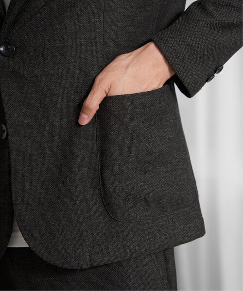 ikka(イッカ)の「【セットアップ対応】GOKU楽ワークウールライクジャケット(テーラードジャケット・メンズ・チャコール/ネイビー/ダークブラウン・M/L/XL/S)」の6枚目の写真