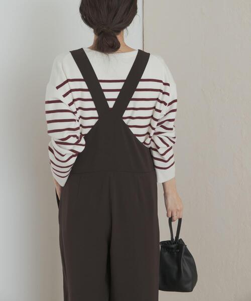 URBAN RESEARCH DOORS(アーバンリサーチドアーズ)の「リラックスイージーサロペット(サロペット/オーバーオール・レディース・ブラウン/ブラック・MEDIUM/SMALL)」の10枚目の写真