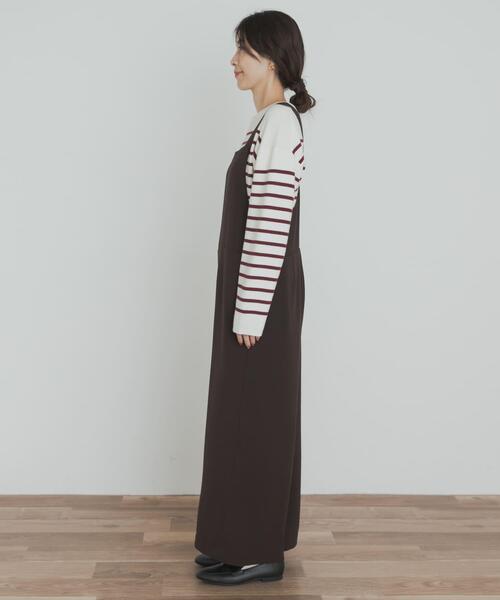 URBAN RESEARCH DOORS(アーバンリサーチドアーズ)の「リラックスイージーサロペット(サロペット/オーバーオール・レディース・ブラウン/ブラック・MEDIUM/SMALL)」の18枚目の写真
