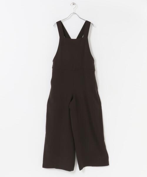 URBAN RESEARCH DOORS(アーバンリサーチドアーズ)の「リラックスイージーサロペット(サロペット/オーバーオール・レディース・ブラウン/ブラック・MEDIUM/SMALL)」の20枚目の写真