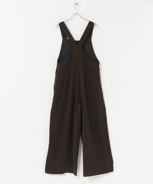 URBAN RESEARCH DOORS(アーバンリサーチドアーズ)の「リラックスイージーサロペット(サロペット/オーバーオール・レディース・ブラウン/ブラック・MEDIUM/SMALL)」の22枚目の写真