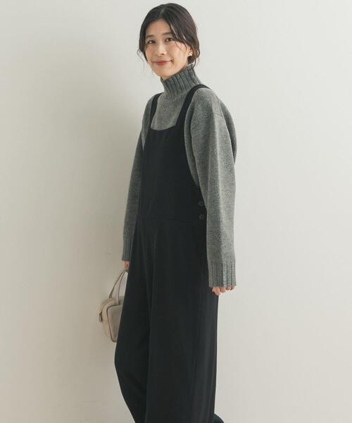 URBAN RESEARCH DOORS（アーバンリサーチドアーズ）の「リラックスイージーサロペット（サロペット/オーバーオール・レディース・ブラウン/ブラック・MEDIUM/SMALL）」の20枚目の写真