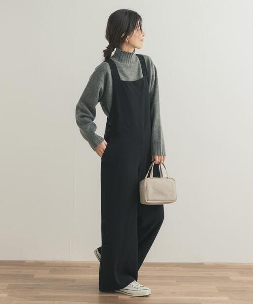 URBAN RESEARCH DOORS（アーバンリサーチドアーズ）の「リラックスイージーサロペット（サロペット/オーバーオール・レディース・ブラウン/ブラック・MEDIUM/SMALL）」の21枚目の写真