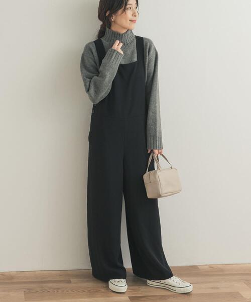 URBAN RESEARCH DOORS（アーバンリサーチドアーズ）の「リラックスイージーサロペット（サロペット/オーバーオール・レディース・ブラウン/ブラック・MEDIUM/SMALL）」の22枚目の写真