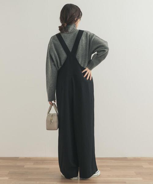 URBAN RESEARCH DOORS(アーバンリサーチドアーズ)の「リラックスイージーサロペット(サロペット/オーバーオール・レディース・ブラウン/ブラック・MEDIUM/SMALL)」の4枚目の写真