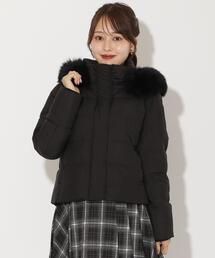 FOXファー付きショートダウン