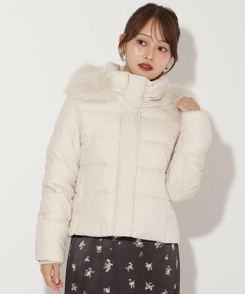 FOXファー付きショートダウン（ダウンジャケット/コート）｜AND