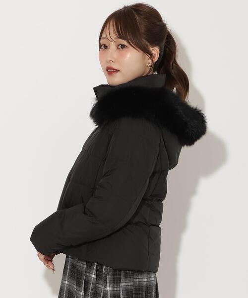 FOXファー付きショートダウン（ダウンジャケット/コート）｜AND