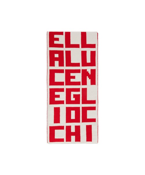 セール】MSGM×CATERINA FRONGIA コラボレーションジャガードマフラー