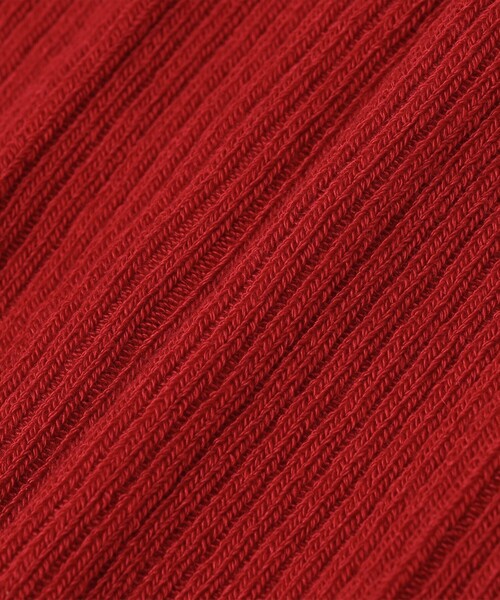 Piedi Nudi（ピエディヌーディ）の「Piedi Nudi:リブ タイツ（タイツ/ストッキング・レディース・レッド/ダークグレー・ONE SIZE）」の6枚目の写真