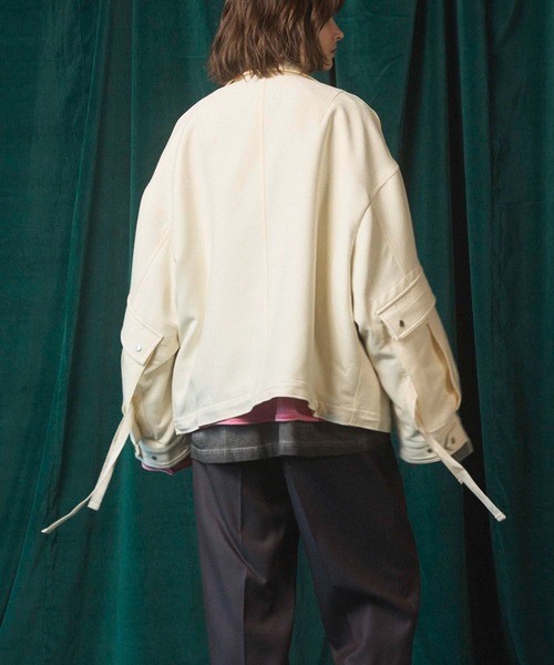 UNISEX》Prime-Over Cargo Big Poket Stand Collar Blouson/プライム