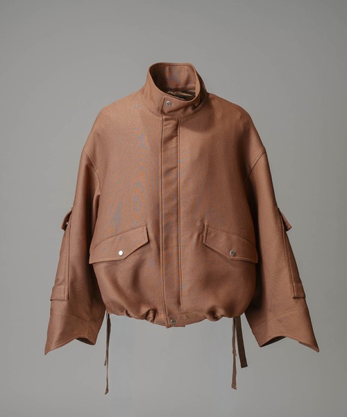 UNISEX》Prime-Over Cargo Big Poket Stand Collar Blouson/プライム