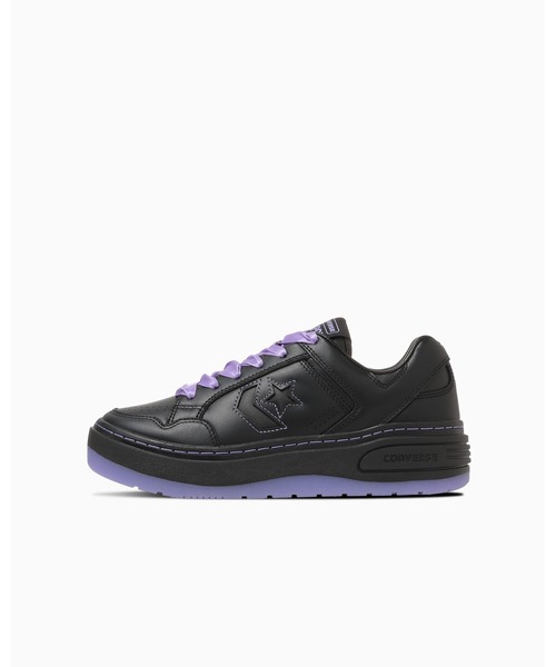 CONVERSE(コンバース)の「WEAPON PLTS OX / ANNA SUI / ウエポン PLTS OX / アナ スイ(スニーカー・レディース・ブラック×パープル・6.5/6/5.5/5/7.5/7)」の9枚目の写真