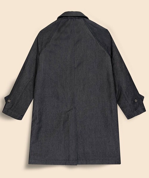 BROOKS BROTHERS(ブルックスブラザーズ)の「ウール デニム ロングコート(ステンカラーコート・メンズ・ブルー・SMALL/LARGE/MEDIUM)」の6枚目の写真