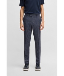 BOSS（ボス）の「スリムフィットパンツ パターン バージンウールブレンド（その他パンツ）」