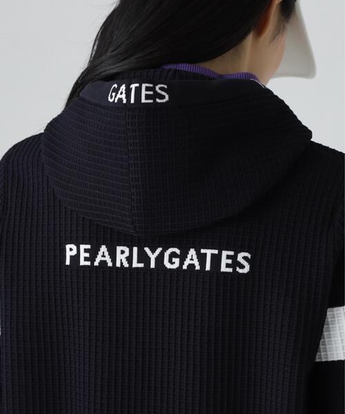 PEARLY GATES(パーリーゲイツ)の「【PEARLY GATES】12G ダブルJQ(ニット/セーター・レディース・ネイビー/ホワイト/ピンク・SMALL/MEDIUM/LARGE)」の16枚目の写真