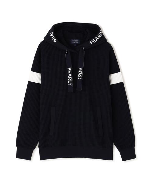 PEARLY GATES(パーリーゲイツ)の「【PEARLY GATES】12G ダブルJQ(ニット/セーター・レディース・ネイビー/ホワイト/ピンク・SMALL/MEDIUM/LARGE)」の17枚目の写真